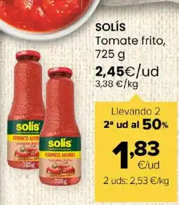 Autoservicios Familia SOLÍS Tomate frito, oferta