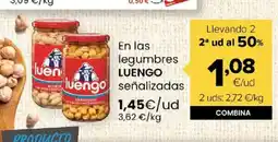 Autoservicios Familia LUENGO En las legumbres luengo señalizadas oferta
