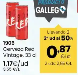 Autoservicios Familia 1906 Cerveza Red Vintage oferta