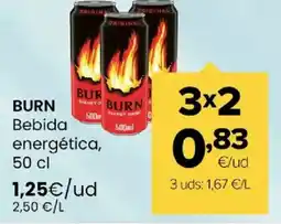 Autoservicios Familia BURN Bebida energética, oferta