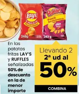 Autoservicios Familia LAY'S y RUFFLES En las patatas fritas señalizadas oferta