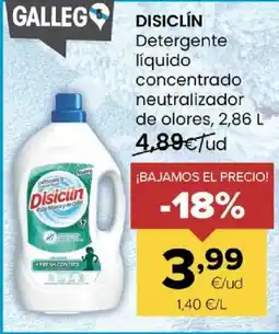Autoservicios Familia DISICLÍN Detergente líquido concentrado neutralizador de olore oferta