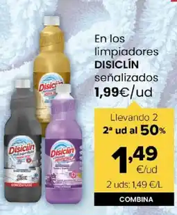 Autoservicios Familia DISICLÍN En los limpiadores señalizados oferta