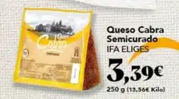 Gadis IFA ELIGES Queso Cabra Semicurado oferta