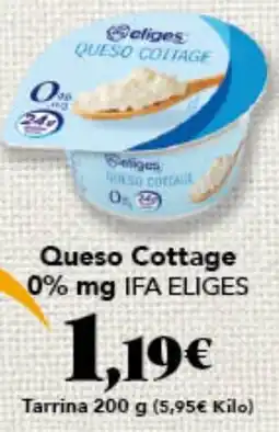 Gadis IFA ELIGES Queso Cottage 0% mg oferta