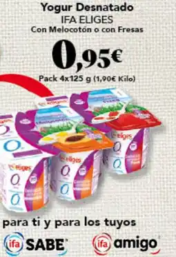 Gadis IFA ELIGES Yogur Desnatado oferta