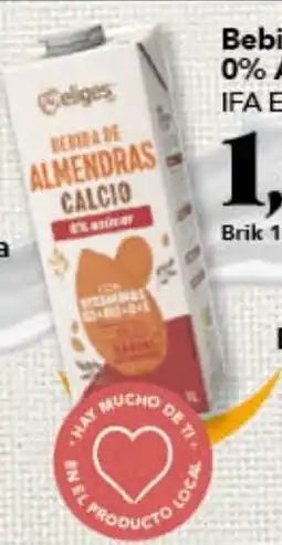 Gadis IFA ELIGES Bebida de Almendras 0% Azúcar oferta
