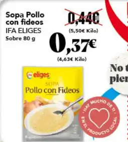 Gadis IFA ELIGES Sopa Pollo con fideos oferta
