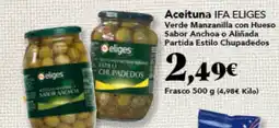 Gadis IFA ELIGES Aceituna Verde Manzanilla con Hueso Sabor Anchoa o Aliñada Partida Estilo Chupadedos oferta