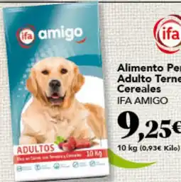 Gadis IFA AMIGO Alimento Perro Adulto Ternera Cereales oferta