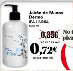 Gadis IFA UNNIA Jabón de Manos Dermo oferta