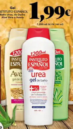 Gadis INSTITUTO ESPAÑOL Gel Baño Urea, de Ducha Aloe Vera o Avena oferta