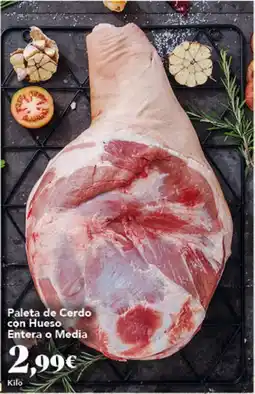 Gadis Paleta de Cerdo con Hueso Entera o Media oferta