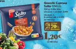 Gadis FINDUS Gnocchi Caprese Salto oferta