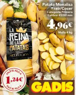 Gadis Patata Monalisa Freir/Cocer oferta
