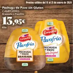 Gadis CAMPOFRÍO Pechuga de Pavo sin Gluten oferta