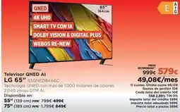 El Corte Inglés Lg - televisor qned ai 65 65qned84c oferta