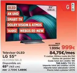 El Corte Inglés Lg - televisor oled 55 oferta