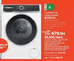 El Corte Inglés Bosch - lavadora de carga frontal wg-p24aaes oferta
