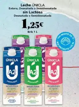 Gadis Unicla - leche entera, desnatada o semidesnatada oferta