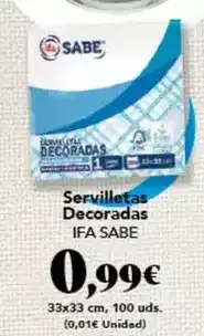 Gadis Ifa sabe - servilletas decoradas oferta