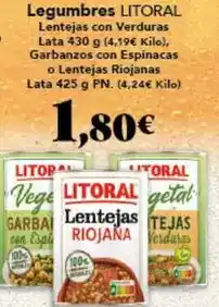 Gadis Litoral - legumbres oferta
