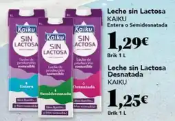 Gadis Kaiku - leche sin lactosa oferta