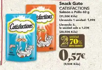 Gadis Catisfactions - snack gato oferta