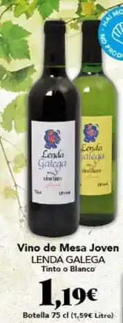 Gadis Lenda galega - vino de mesa joven oferta