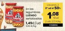 Autoservicios Familia Luengo - en las legumbres senalizadas oferta