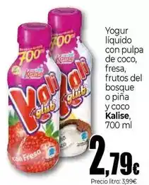 Unide Market Kalise - yogur liquido con pulpa de coco, fresa, frutos del bosque o pina y coco oferta