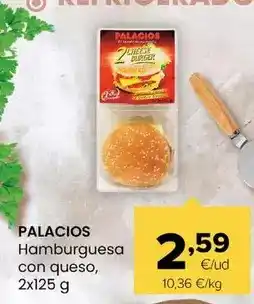 Autoservicios Familia Palacios - hamburguesa con queso oferta
