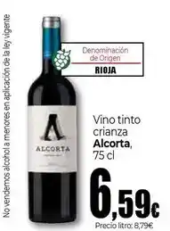 Unide Market Alcorta - vino tinto crianza oferta