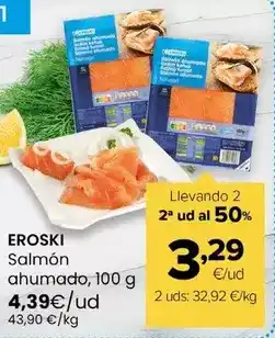 Autoservicios Familia Eroski - salmon ahumado oferta
