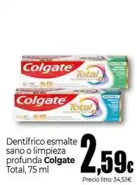 Unide Market Colgate - dentífrico esmalte sano o limpieza profunda total oferta