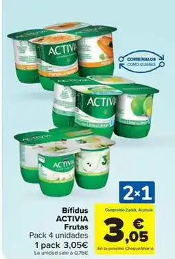 Carrefour Market Danone - bífidus activia frutas oferta