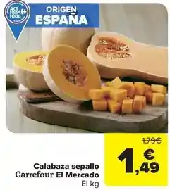 Carrefour Market Carrefour - calabaza sepallo el mercado oferta