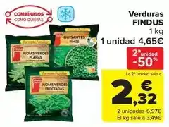 Carrefour Market Findus - verduras oferta