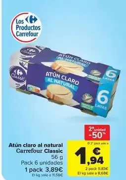 Carrefour Market Carrefour - atún claro al natural oferta