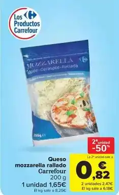 Carrefour Market Carrefour - queso mozzarella rallado oferta