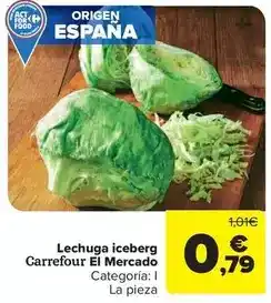 Carrefour Market Carrefour - lechuga iceberg oferta