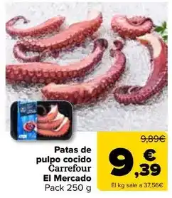 Carrefour Carrefour el mercado - patas de pulpo cocido oferta