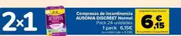 Carrefour Ausonia - compresas de incontinencia discreet normal oferta