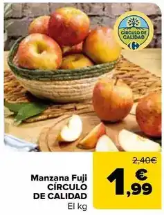Carrefour Círculo de calidad - manzana fuji oferta