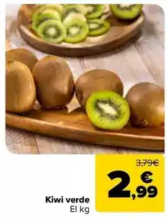 Carrefour Kiwi verde oferta