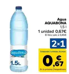 Carrefour Aquabona - agua oferta