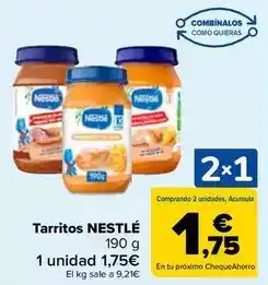 Carrefour Nestlé - tarritos oferta