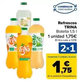 Carrefour Trina - refrescos oferta