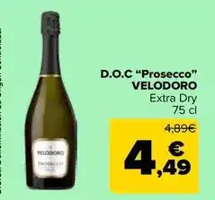 Carrefour Velodoro - d.o.c prosecco oferta