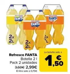 Carrefour Fanta - refresco oferta